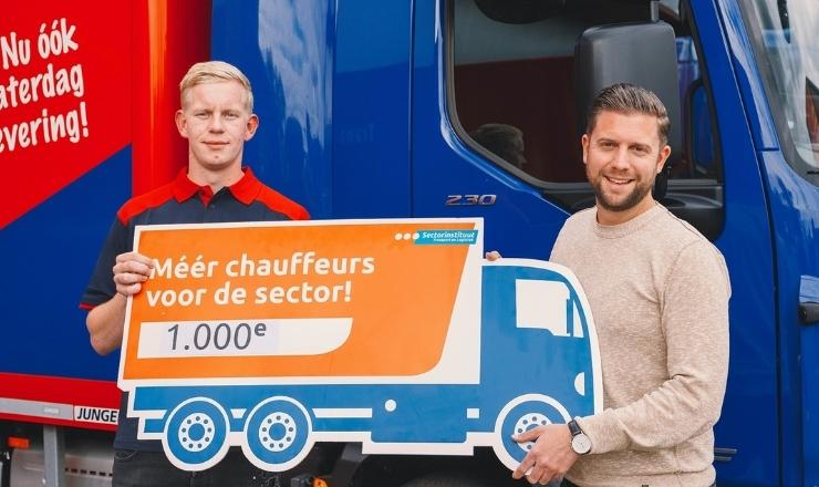 Jesse Pauwels is 1.000ste zij-instromer project ikwordvrachtwagenchauffeur.nl